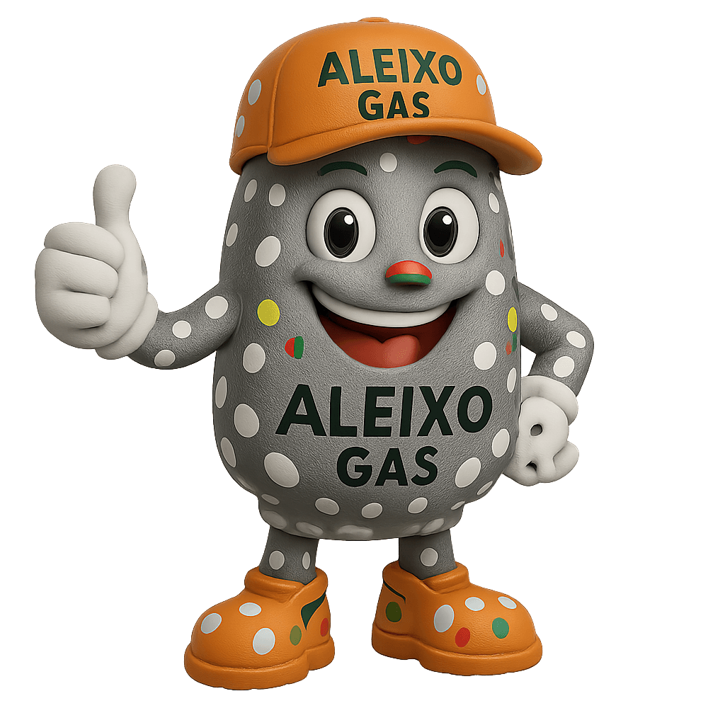 Mascote Aleixo Gás